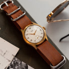 Vintage Original Gold Watch "GUB Glashutte", Men's Old German Watch - VintageDuMarko