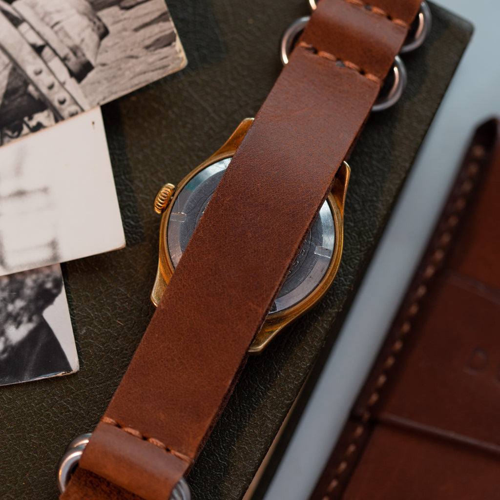 Vintage Original Gold Watch "GUB Glashutte", Men's Old German Watch - VintageDuMarko