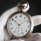 Vintage Pocket Chronometer Watch "Zenith" from 1910's, 0.800 Silver, Rare Swiss Watch - VintageDuMarko