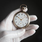 Vintage Pocket Chronometer Watch "Zenith" from 1910's, 0.800 Silver, Rare Swiss Watch - VintageDuMarko