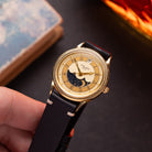 Vintage Poljot Moon and Sun Phases Watch, Quartz USSR Unisex Watch - VintageDuMarko
