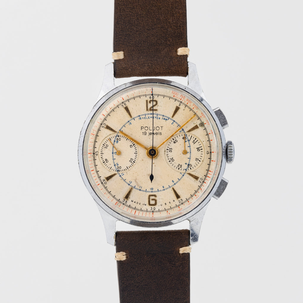 Vintage Poljot Strela 3017 Chronograph - 1960’s Military Watch - VintageDuMarko