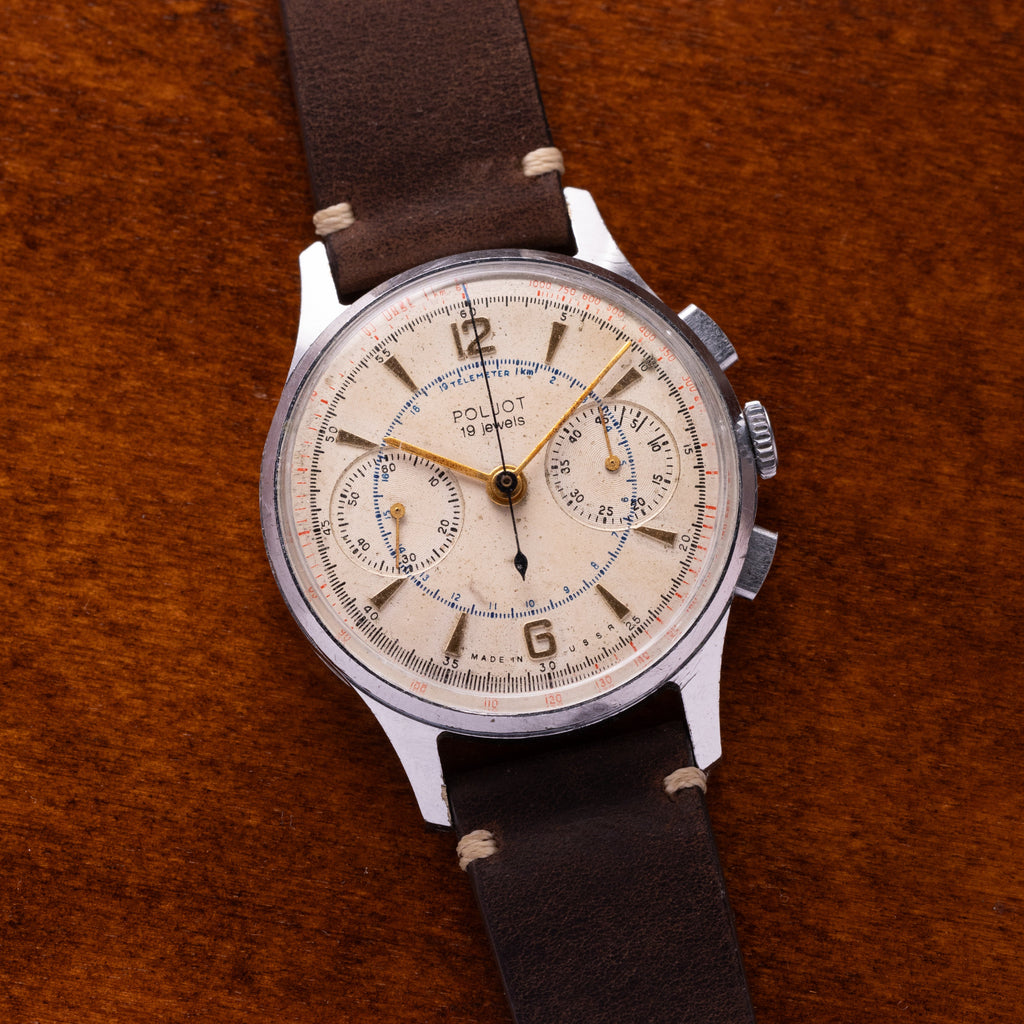 Vintage Poljot Strela 3017 Chronograph - 1960’s Military Watch - VintageDuMarko