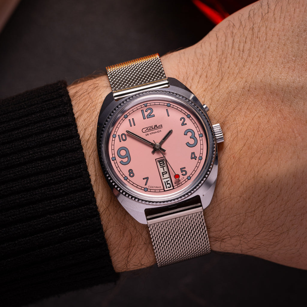 Vintage Rare Watch "Slava California", Men's Soviet Watch - VintageDuMarko