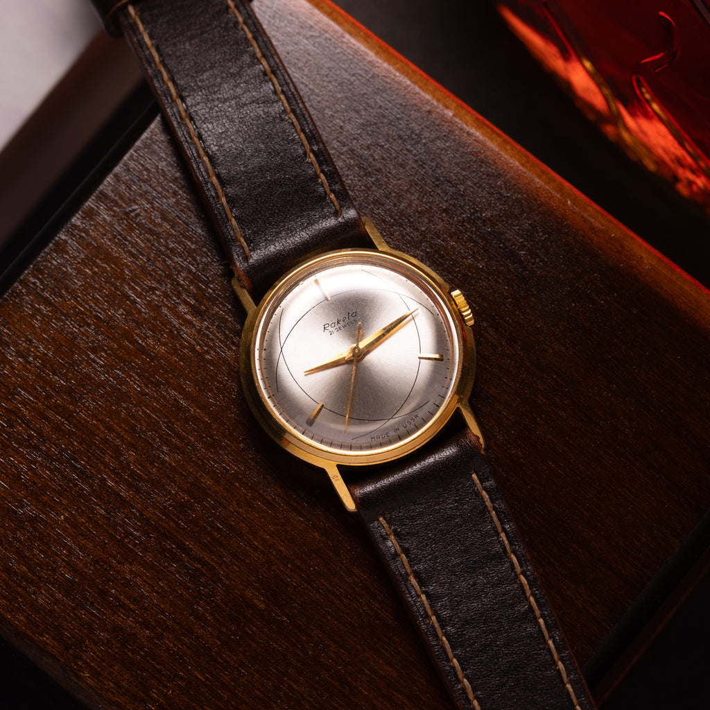 Vintage Soviet "Raketa Atom" Men's Watch, Rare Mechanical Original Watch - VintageDuMarko