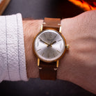 Vintage Thin Watch "Poljot De Luxe", Rare Original Soviet Movement - VintageDuMarko