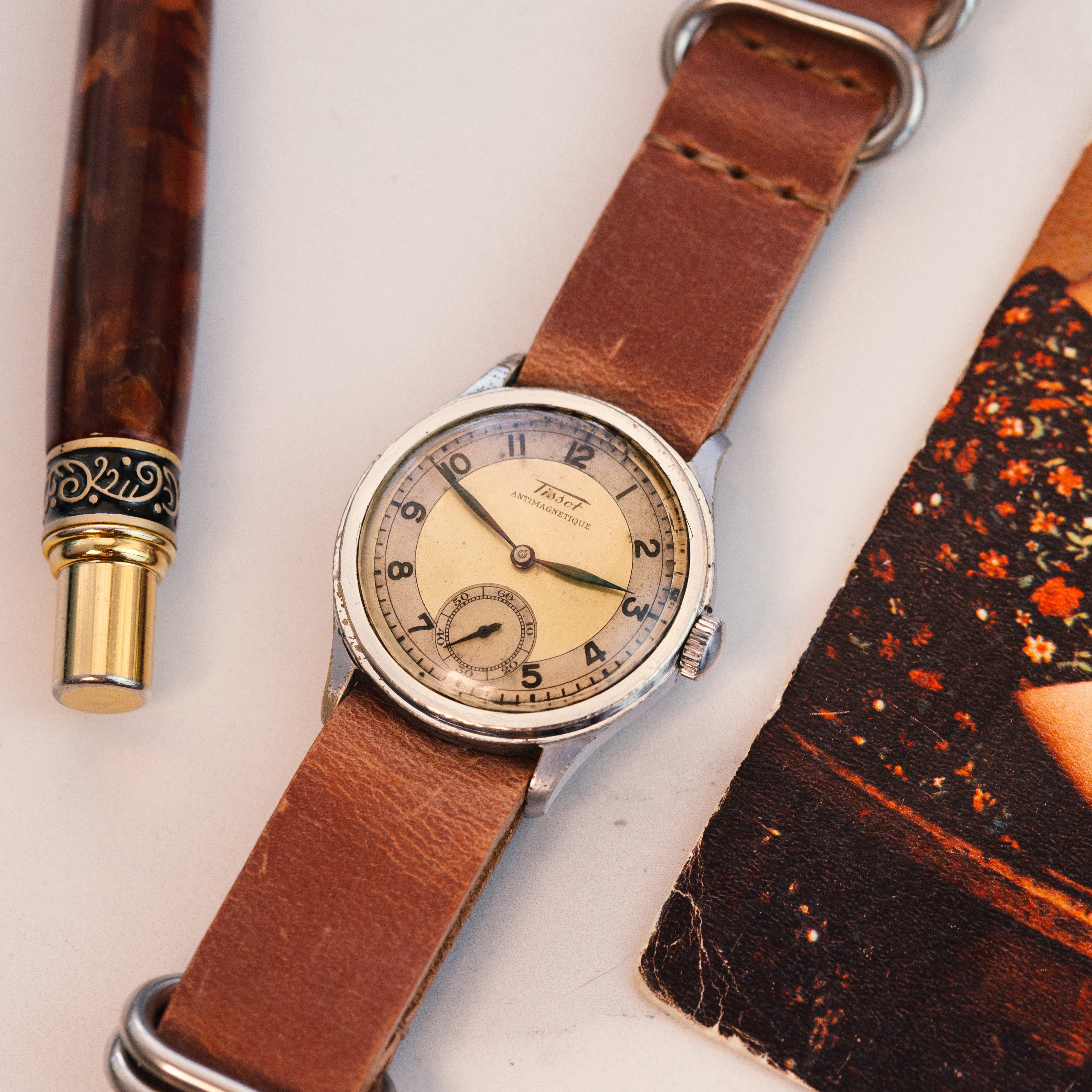 Vintage "Tissot" Swiss Watch, Men's Old Antique Watch - VintageDuMarko