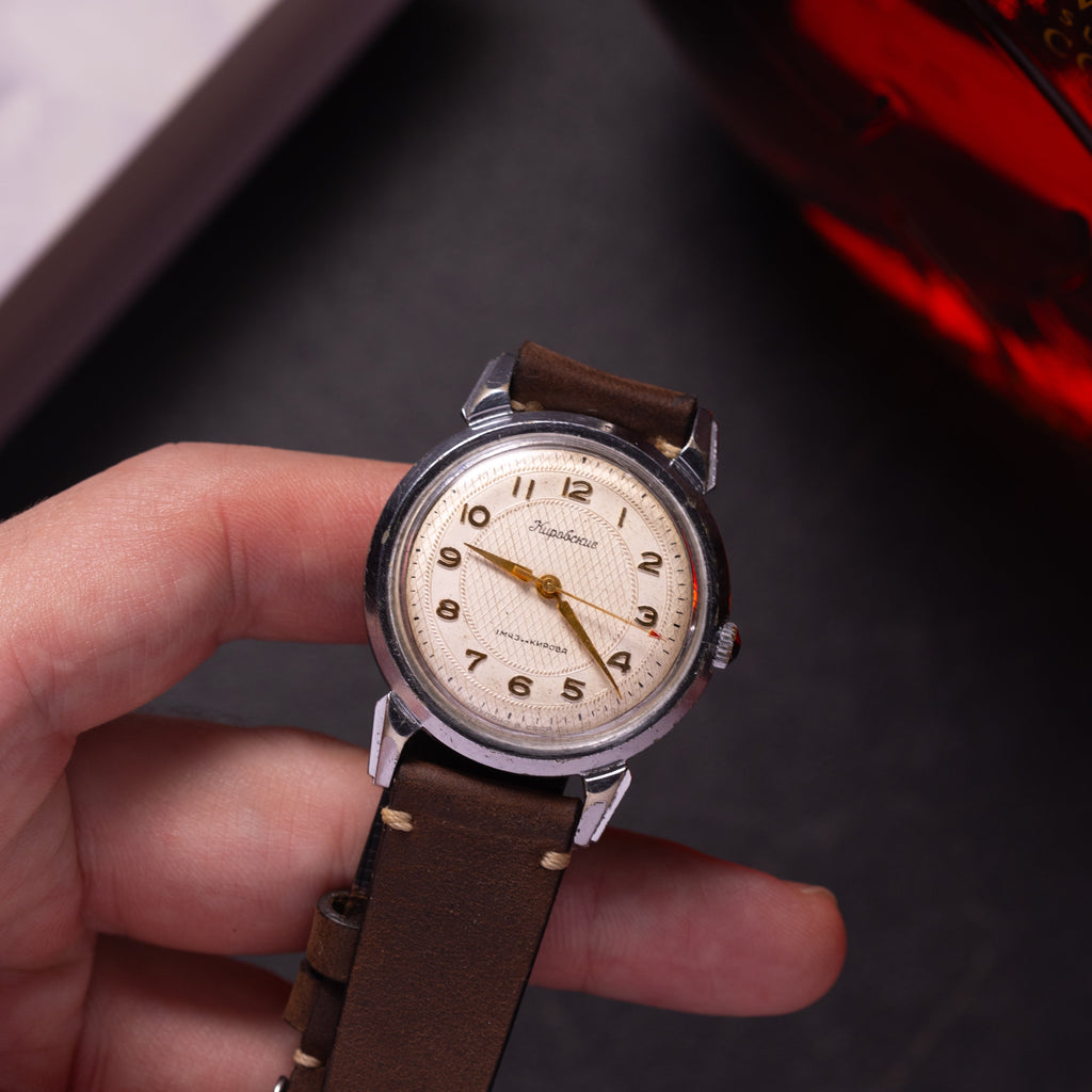 Vintage Very Rare Watch "Kirovskie" FMWF First Watch Factory, Original Military Soviet Mechanical Watch - VintageDuMarko