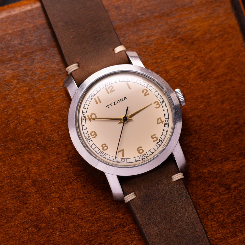 Vintage watch "ETERNA" Jumbo 38 mm, Cal. 852 from 1950's - VintageDuMarko