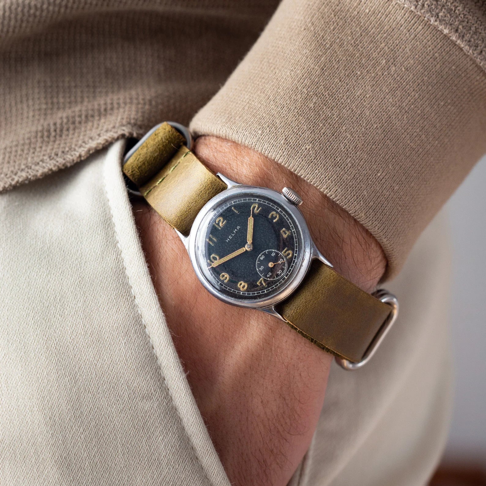 Vintage Watch "Helma DH", Swiss Military Watch - VintageDuMarko
