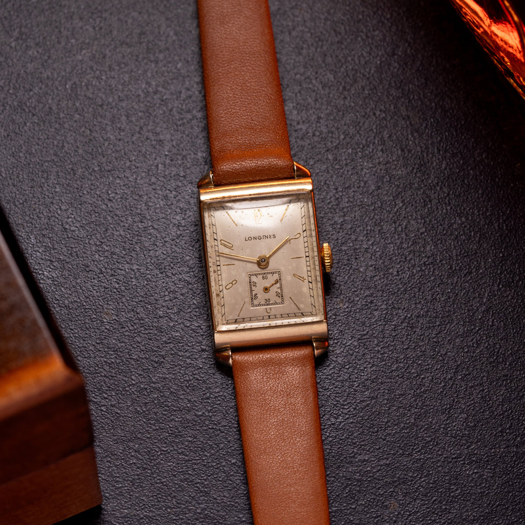 Vintage watch Longines Tank, 10k Gold Filled - VintageDuMarko