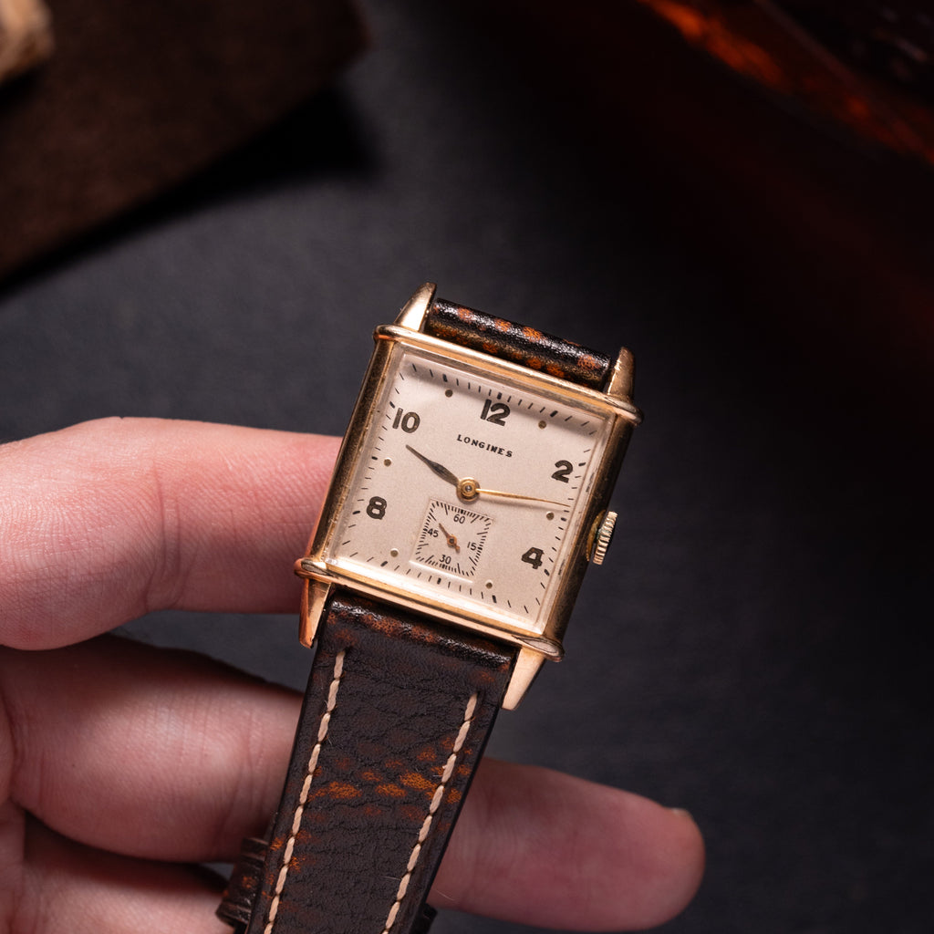 Vintage watch "Longines" Tank, 10k Gold Filled - VintageDuMarko