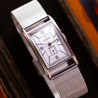 Vintage watch "Longines" Tank Sector dial, Art Deco from 1940s - VintageDuMarko