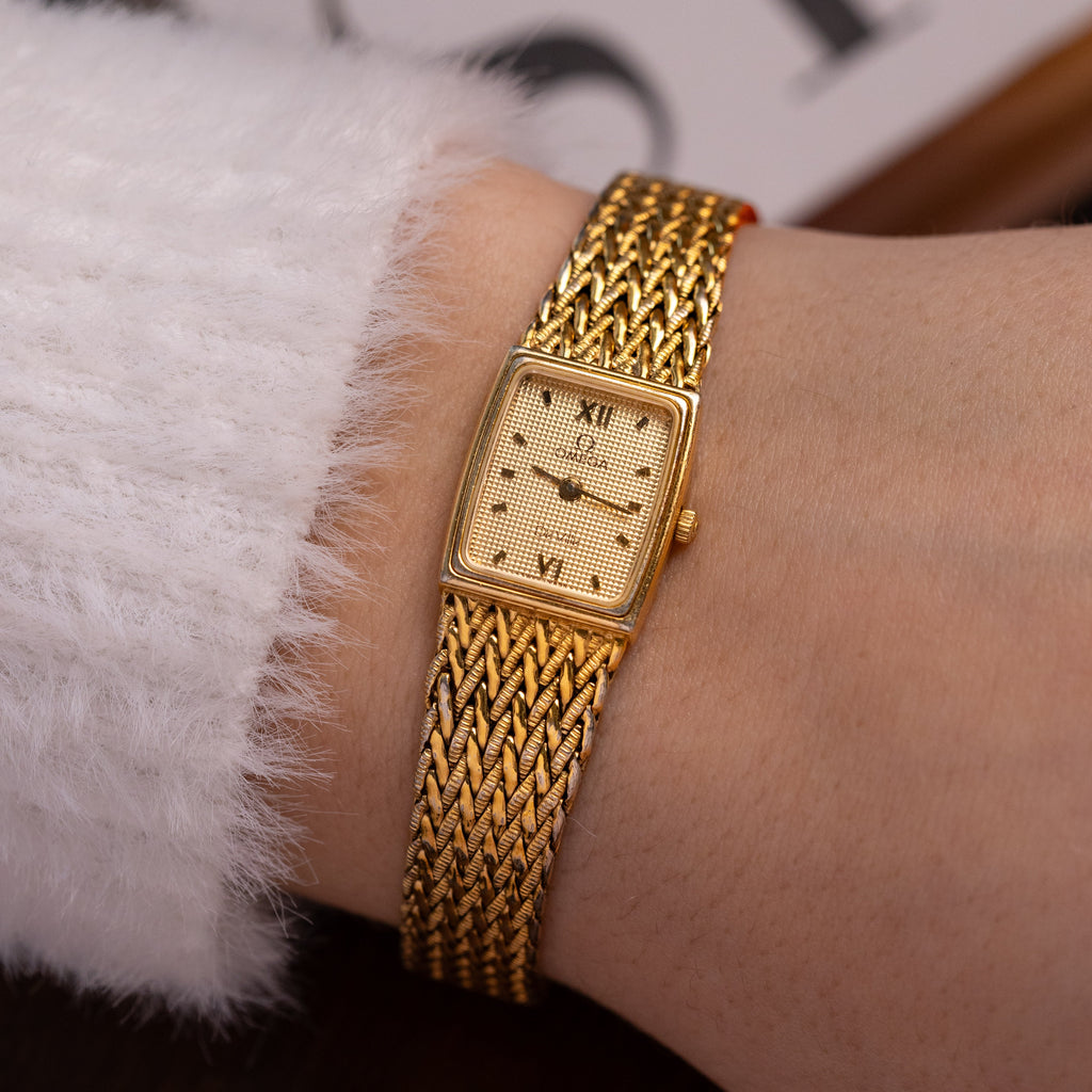 Vintage watch Omega De Ville, Premium gold plated watch - VintageDuMarko