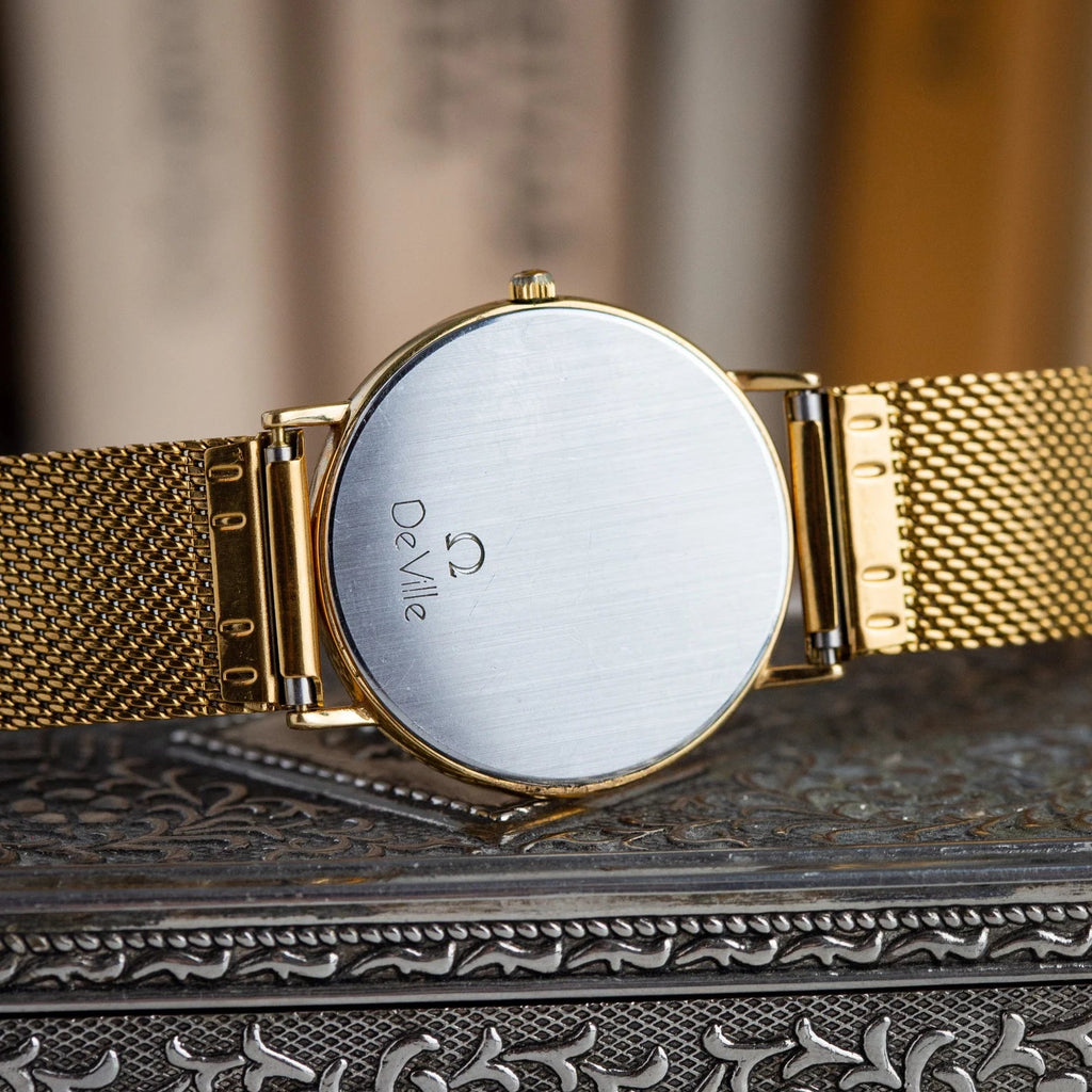Vintage Watch "Omega De Ville Quartz", Swiss Watch, Slim Unisex Wrist Watch - VintageDuMarko