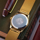 Vintage Watch "Omega Seamaster Quartz", Original Swiss Watch with Gold Plated Case - VintageDuMarko