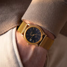 Vintage Watch "Omega Seamaster Quartz", Original Swiss Watch with Gold Plated Case - VintageDuMarko