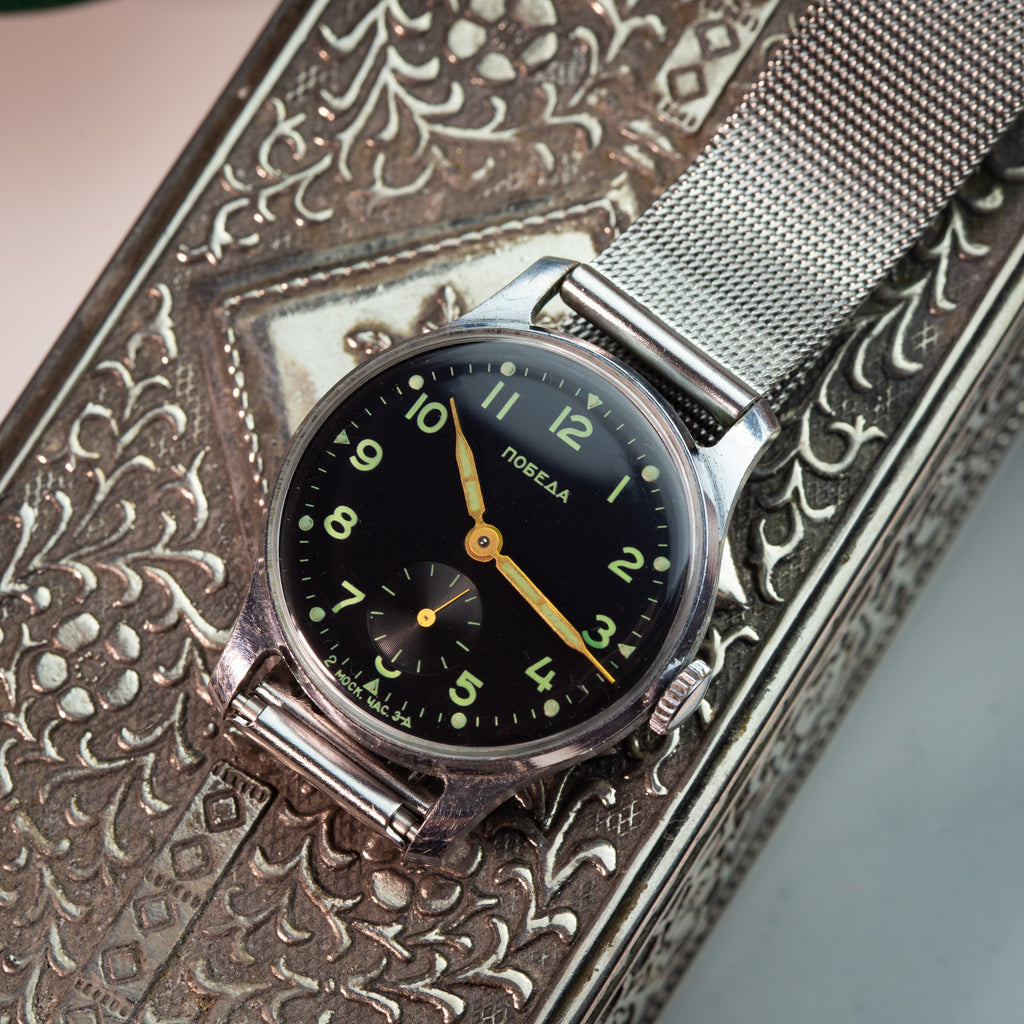 Vintage Watch "Pobeda", Rare USSR Watch for Men or Women - VintageDuMarko