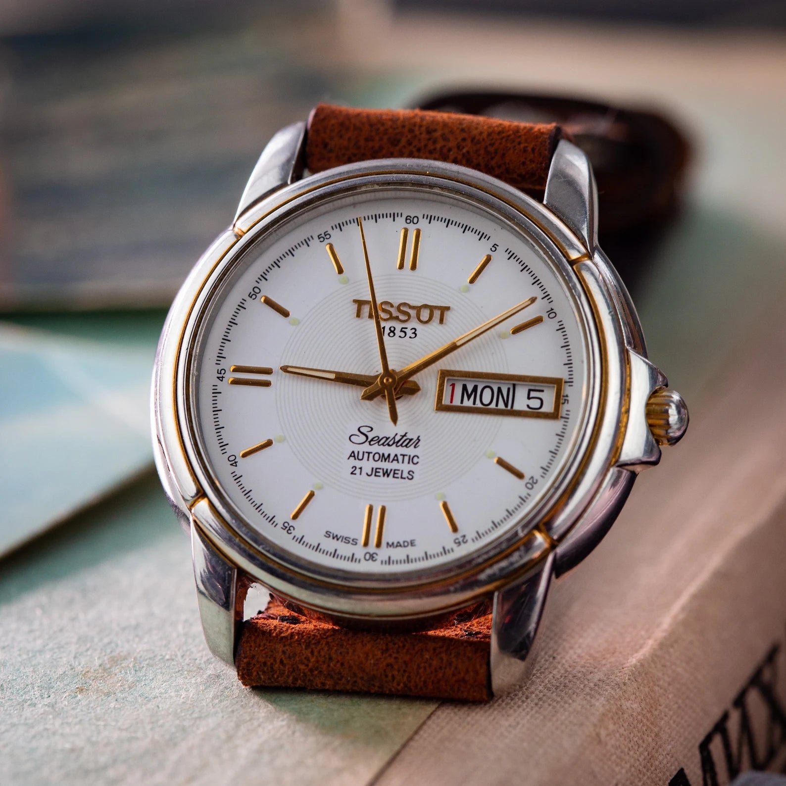 Tissot swiss seastar on sale