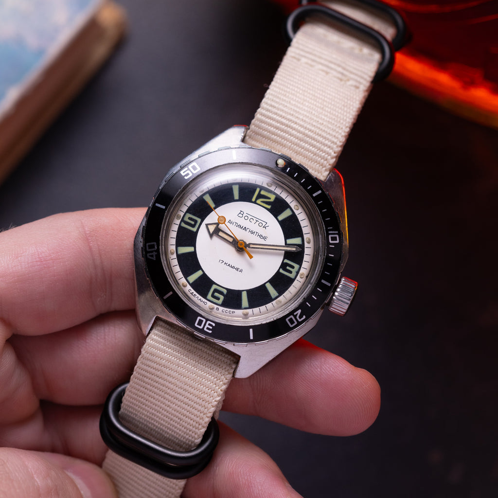 Vintage watch "Wostok" (Vostok) Amphibia, Diver watch - VintageDuMarko
