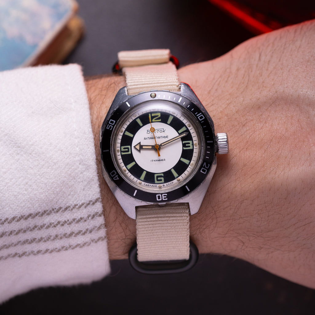 Vintage watch "Wostok" (Vostok) Amphibia, Diver watch - VintageDuMarko