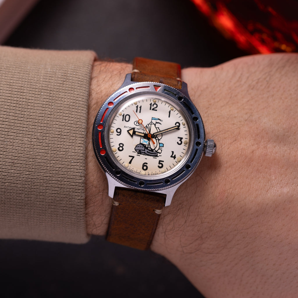 Vintage "Wostok (Vostok) Amphibian" Watch, Rare Military Divers Mechanical watch - VintageDuMarko