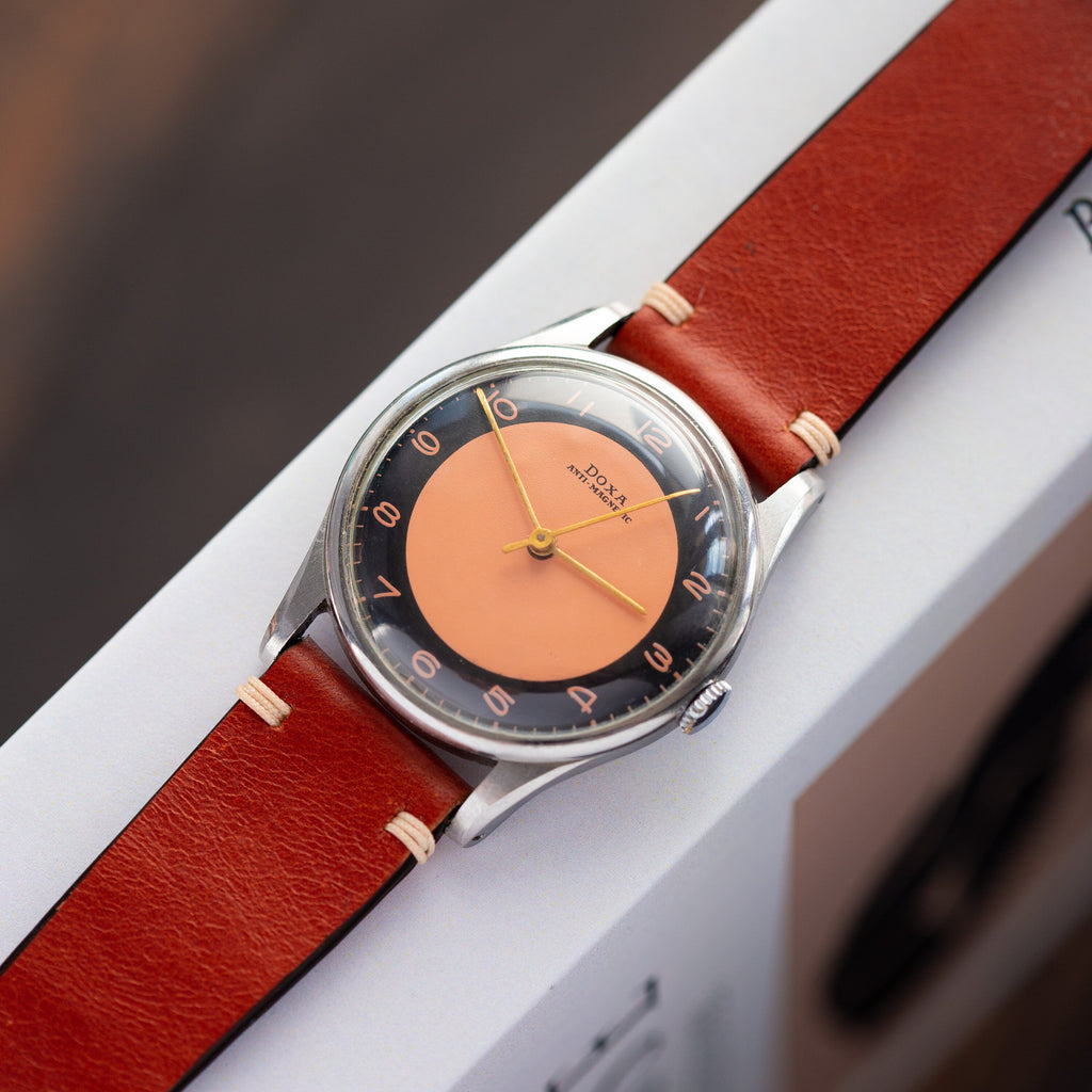 Watch Doxa Salmon Dial, Swiss Made Vintage Watch - Case 33 mm - VintageDuMarko