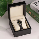 Wooden Black Watch Box for One Watch - VintageDuMarko